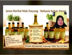 Rahasia Sehat Alami : Jamu Herbal Mak Dayang Kini Hadir Jadi Solusi Kebugaran Keluarga Dengan Harga Terjangkau