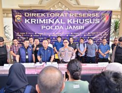 Ditreskrimsus Polda Jambi Ungkap Pembobolan Bank Jambi Rp144,82 Miliar, Tiga Tersangka Diamankan