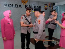 Kapolda Kalbar Pimpin Pelantikan Karolog, Dirbinmas, dan Ka SPN, Perkuat Soliditas Organisasi