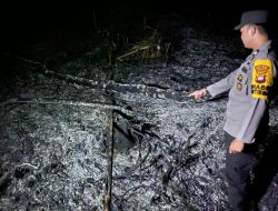 Polsek Ella Hilir Laksanakan Ground Check dan Verifikasi Dua Titik Hotspot, Lakukan Pemadaman dan Sosialisasi Pencegahan Karhutla