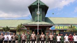Perkuat Soliditas TNI-Polri, Kapolres Ketapang Bersama PJU Polres Ketapang Jalin Silaturahmi ke Kodim 1203 Ketapang