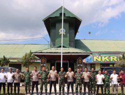 Perkuat Soliditas TNI-Polri, Kapolres Ketapang Bersama PJU Polres Ketapang Jalin Silaturahmi ke Kodim 1203 Ketapang