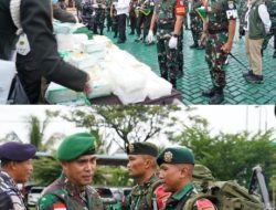 Pangdam XII/Tpr Pimpin Pelepasan Purna Tugas Satgas Pamtas RI-Malaysia dan Pemusnahan Barang Bukti Ilegal