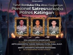 Tiga Personel Polri Gugur Saat Bertugas Ungkap Kasus Narkoba di Katingan, Dianugerahi Kenaikan Pangkat Luar Biasa Anumerta