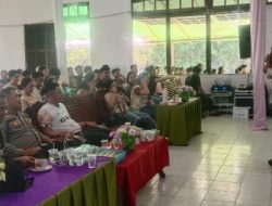 Aipda Ngadino Jadi Narasumber Penyuluhan Bahaya Bullying pada Pekan Pemuda GKII Melawi Hilir