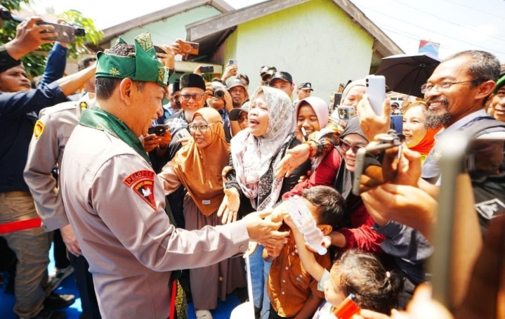 Resmikan 80 Jembatan Merah Putih Presisi di Riau, Kapolri: Permudah Anak Sekolah-Masyarakat