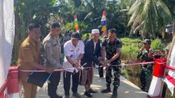 Program Presiden RI Kembali Wujudkan Harapan Warga, Jembatan Komposit di Bakau Besar Darat Rampung Dibangun
