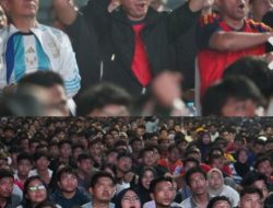 Ribuan Warga Tumpah Ruah di Pontianak Nonton Spanyol Juara Piala Dunia 2026 
