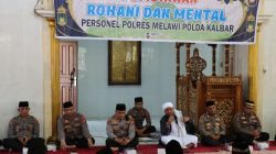 Polres Melawi Perkuat Keimanan dan Integritas Personel Geiar Pembinaan Rohani dan MentalPersonel