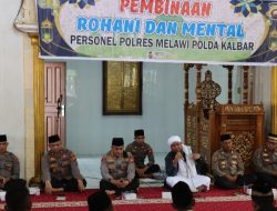 Polres Melawi Perkuat Keimanan dan Integritas Personel Geiar Pembinaan Rohani dan MentalPersonel