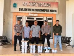 Pemerintah Kecamatan dan Polsek Badau Kawal Pengembalian Kotak Suara Hasil Pilkades Serentak ke DPMD Kabupaten Kapuas Hulu