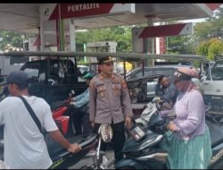 Antisipasi Panic Buying, Polresta Pontianak Terjunkan Personel Amankan Seluruh SPBU