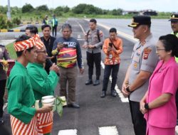 Kapolres Kapuas Hulu AKBP Wisnu Perdana Putra Disambut Forkopimda Setibanya di Bandara Pangsuma Putussibau
