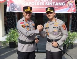 Sambut Kapolres Baru AKBP Budi Hartono Resmi Pimpin Polres Sintang