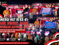 Sinergi HUT RI ke-81: Bank Sumsel Babel Kucurkan Ratusan Juta untuk Pesta Rakyat dan Program Gizi Anak di Belitung Timur