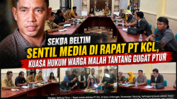 Sekda Beltim Sentil Media di Rapat PT KCL, Kuasa Hukum Warga Malah Tantang Gugat PTUN