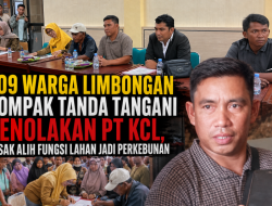 109 Warga Limbongan Kompak Tanda Tangani Penolakan PT KCL, Desak Alih Fungsi Lahan Jadi Perkebunan