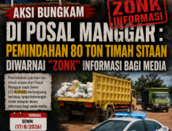 Aksi Bungkam di Posal Manggar: Pemindahan 80 Ton Timah Sitaan Diwarnai ‘Zonk’ Informasi Bagi Media