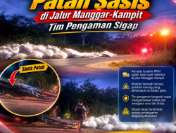 Armada Terakhir RPM Patah Sasis di Jalur Manggar-Kelapa Kampit, Tim Pengaman Sigap