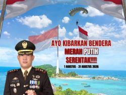Gelorakan “Merah Putih”, Dandim 0414/Belitung Ajak Warga Hiasi Bumi Laskar Pelangi Selama Agustus
