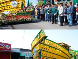 Mobil Hias Tanjak Pontianak Curi Perhatian di Pawai MTQ ke-34 Kalbar