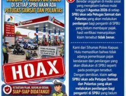 Polres Kapuas Hulu Tegaskan Isu Penilangan Dan Cek Pajak Kendaraan di SPBU Adalah Hoax