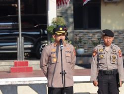 Pimpin Apel Jam Pimpinan, Kapolres Melawi Tekankan Kerapian Personel dan Kebersihan Mako