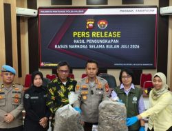 DLHK Provinsi Kalbar Hadiri Press Release Pengungkapan Perkara Tindak Pidana Kejahatan Satwa Liar di Polresta Pontianak
