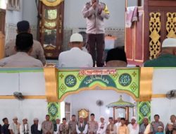 Jumat Curhat Polsek Ella Hilir, Kapolsek Ajak Masyarakat Bersama Jaga Kamtibmas