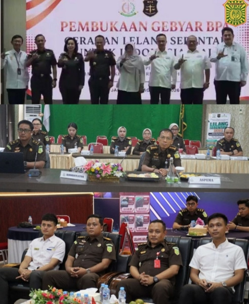 Lelang Serentak Kejaksaan RI Resmi Digelar,Kejati Kalbar Gerak Cepat Pulihkan Aset Negara