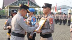 Kapolres Sambas Pimpin Upacara Pemecatan Dengan Tidak Hormat Personel, Melanggar Kode Etik