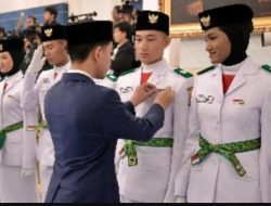 Resmi Dikukuhkan, 76 Anggota Paskibraka Siap Bertugas pada Upacara HUT ke-81 Kemerdekaan RI