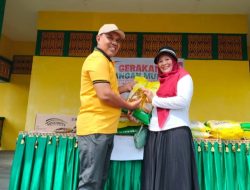 Gerakan Pangan Murah Semarak HUT Kemerdekaan RI Ke-81, Polsek Bunut Hilir Dukung Stabilitas Harga Pangan Masyarakat