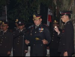 Kapolres Melawi Inspektur Upacara Apel Kehormatan dan Renungan Suci