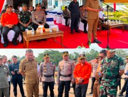 Kapolres Melawi Hadiri Apel Gelar Pasukan Tanggap Bencana Penanganan Karhutla