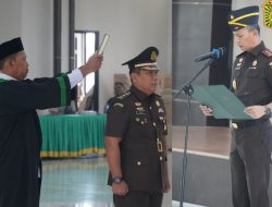 Jemmy Novian Tirayudi Resmi Menjabat Aspidsus,Kajati Tekankan Integritas Profesionalitas dan Kepercayaan Fublik