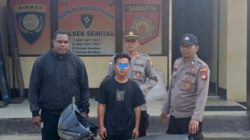 Pelaku Pencuri Sepeda Motor Asal Dari Sintang Diserahkan Warga ke Polsek Semitau