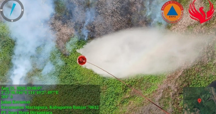 Tangani Karhutla, Lima Pesawat OMC TNI AU Diterbangkan Untuk Perkuat 30 Unit Yang Sudah di Kalimantan
