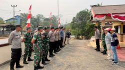 Apel Kesiapan Penanganan Karhutla Digelar di Polsek Belimbing, Libatkan Lintas Sektor