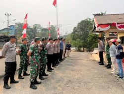 Apel Kesiapan Penanganan Karhutla Digelar di Polsek Belimbing, Libatkan Lintas Sektor