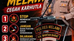 Kapolres Melawi Ajak Masyarakat Bersama Jaga Melawi, Cegah Karhutla