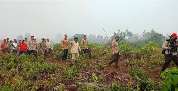 Karhutla di Kubu Raya Jadi Perhatian Presiden, Armada dan Personel Harus Ditambah