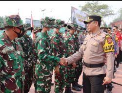 Polres Melawi Gelar Apel Pasukan dan Satpras Opspol Kontingensi Aman Nusa II “Karhutla Kapuas-2026