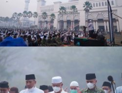 Ribuan Umat Islam Salat Istisqa di Masjid Raya Mujahidin Minta Turunkan Hujan