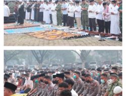 Polda Kalbar Laksanakan Sholat Istisqa Minta Turunkan Hujan