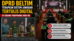 Pangkas Birokrasi Lisan, DPRD Beltim Terapkan Sistem Jawaban Tertulis Digital di Sidang Paripurna Hari Ini