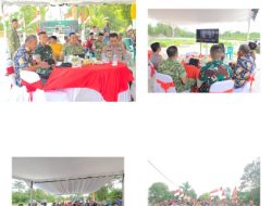 Kawal Program Strategis Nasional, Dandim 0414/Belitung Hadiri Vicon Peresmian Ribuan Jembatan Oleh Presiden RI