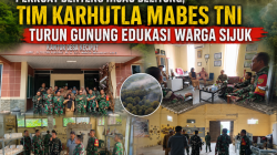 Perkuat Benteng Hijau Belitung, Tim Karhutla Mabes TNI Turun Gunung Edukasi Warga Sijuk