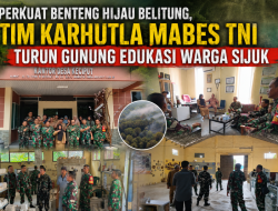 Perkuat Benteng Hijau Belitung, Tim Karhutla Mabes TNI Turun Gunung Edukasi Warga Sijuk