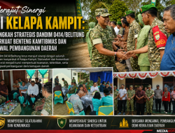 Merajut Sinergi di Kelapa Kampit: Langkah Strategis Dandim 0414/Belitung Perkuat Benteng Kamtibmas dan Kawal Pembangunan Daerah